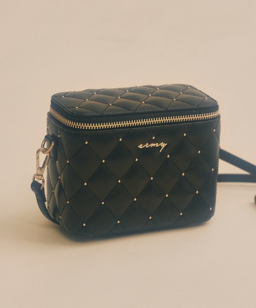 EIMY ISTOIRE（エイミーイストワール）の「キルティングスタッズミニショルダーバッグ（ショルダーバッグ・レディース・シルバー/ブラック/アイボリー/ベージュ・F）」の8枚目の写真