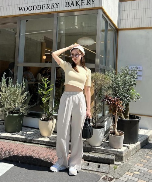 emmi（エミ）の「ジャガードゴムタックパンツ（スラックス）」 - WEAR