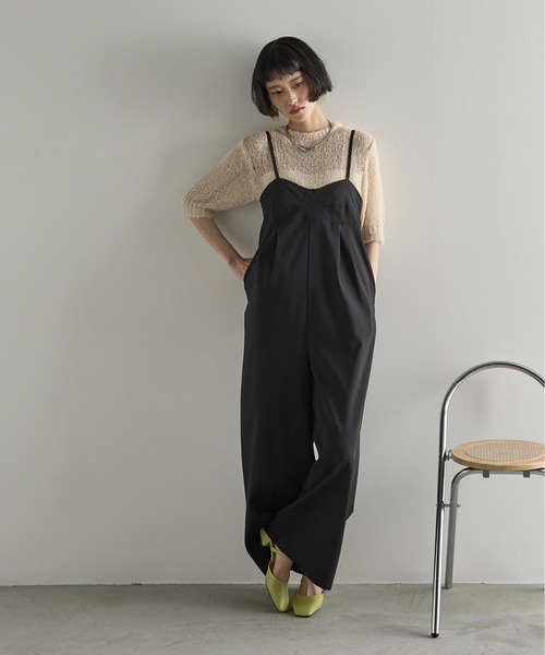 セール】コルセットデザインキャミサロペット（サロペット