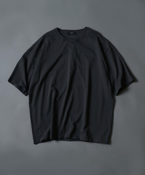 ANPAS（アンパス）の「ANPAS High Function Heavy Weight Big T-Shirt/ANPAS 別注 ヘビーウェイト ビッグシルエット Tシャツ UVカット 吸水速乾 接触冷感（Tシャツ/カットソー・メンズ・ブラック/グレイッシュベージュ/サックスブルー/チャコール/ホワイト・M/L）」の3枚目の写真