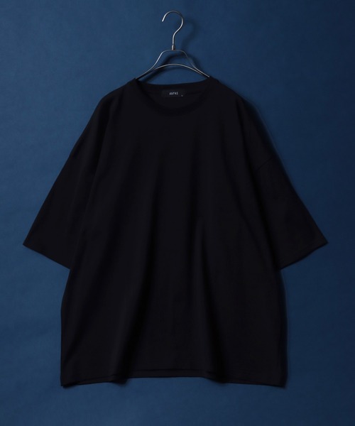 ANPAS（アンパス）の「ANPAS High Function Heavy Weight Big T-Shirt/ANPAS 別注 ヘビーウェイト ビッグシルエット Tシャツ UVカット 吸水速乾 接触冷感（Tシャツ/カットソー・メンズ・ブラック/グレイッシュベージュ/サックスブルー/チャコール/ホワイト・M/L）」の21枚目の写真