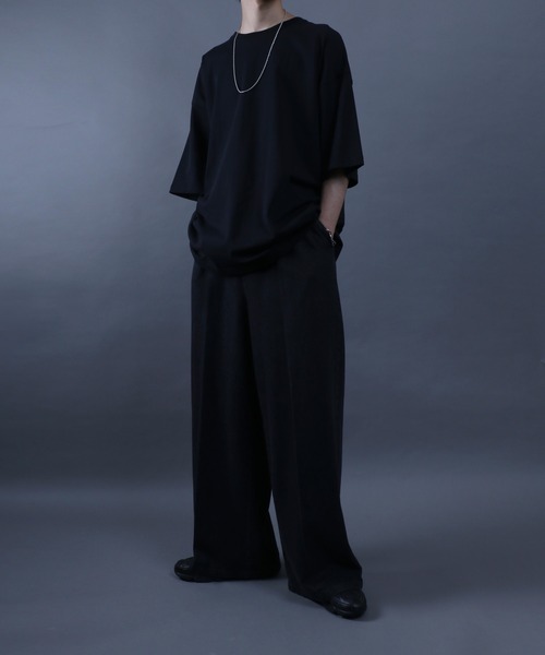 ANPAS（アンパス）の「ANPAS High Function Heavy Weight Big T-Shirt/ANPAS 別注 ヘビーウェイト ビッグシルエット Tシャツ UVカット 吸水速乾 接触冷感（Tシャツ/カットソー・メンズ・ブラック/グレイッシュベージュ/サックスブルー/チャコール/ホワイト・M/L）」の14枚目の写真