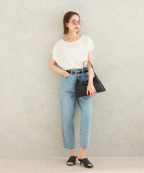 URBAN RESEARCH ROSSO WOMEN(アーバンリサーチ ロッソ)の「ドライドルマンプルオーバー(Tシャツ/カットソー・レディース・オフホワイト/グリーン系その他/ピンク・FREE)」の9枚目の写真