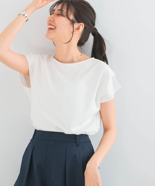 URBAN RESEARCH ROSSO WOMEN(アーバンリサーチ ロッソ)の「ドライドルマンプルオーバー(Tシャツ/カットソー・レディース・オフホワイト/グリーン系その他/ピンク・FREE)」の13枚目の写真
