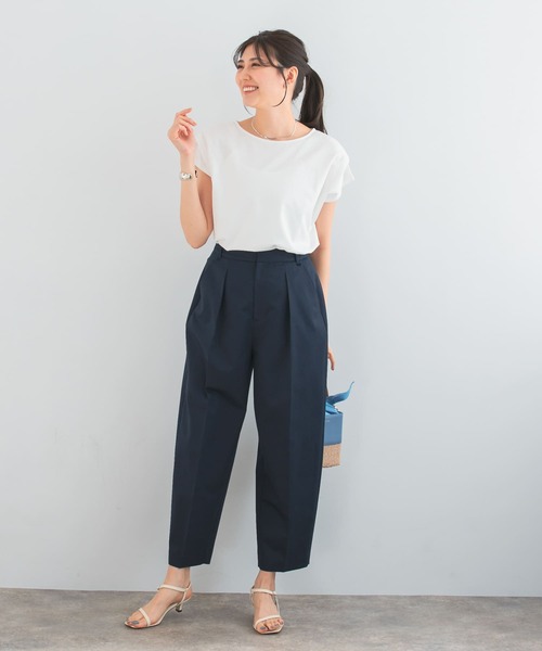 URBAN RESEARCH ROSSO WOMEN(アーバンリサーチ ロッソ)の「ドライドルマンプルオーバー(Tシャツ/カットソー・レディース・オフホワイト/グリーン系その他/ピンク・FREE)」の16枚目の写真