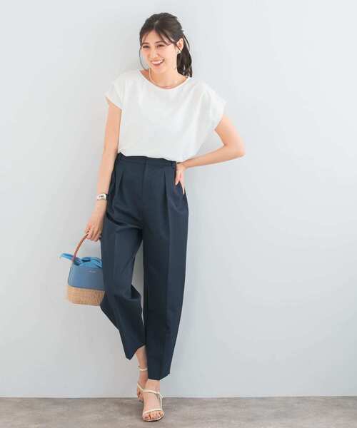URBAN RESEARCH ROSSO WOMEN(アーバンリサーチ ロッソ)の「ドライドルマンプルオーバー(Tシャツ/カットソー・レディース・オフホワイト/グリーン系その他/ピンク・FREE)」の17枚目の写真