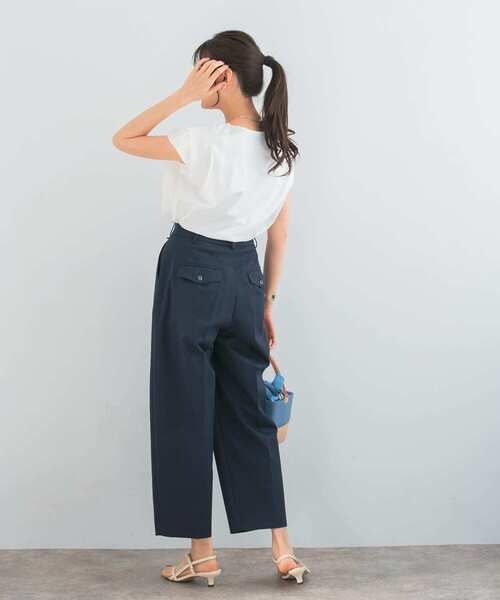 URBAN RESEARCH ROSSO WOMEN(アーバンリサーチ ロッソ)の「ドライドルマンプルオーバー(Tシャツ/カットソー・レディース・オフホワイト/グリーン系その他/ピンク・FREE)」の18枚目の写真