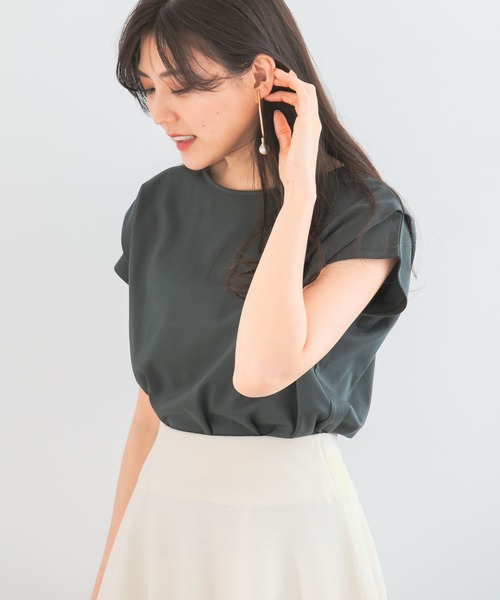 URBAN RESEARCH ROSSO WOMEN(アーバンリサーチ ロッソ)の「ドライドルマンプルオーバー(Tシャツ/カットソー・レディース・オフホワイト/グリーン系その他/ピンク・FREE)」の21枚目の写真
