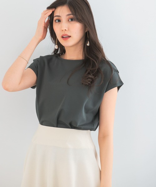 URBAN RESEARCH ROSSO WOMEN(アーバンリサーチ ロッソ)の「ドライドルマンプルオーバー(Tシャツ/カットソー・レディース・オフホワイト/グリーン系その他/ピンク・FREE)」の22枚目の写真