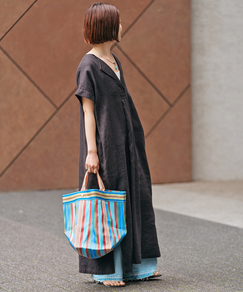 Spick & Span（スピックアンドスパン）の「リネンカフタンドレス