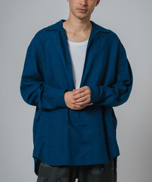 EDIFICE | リネン スキッパーシャツ(シャツ/ブラウス)