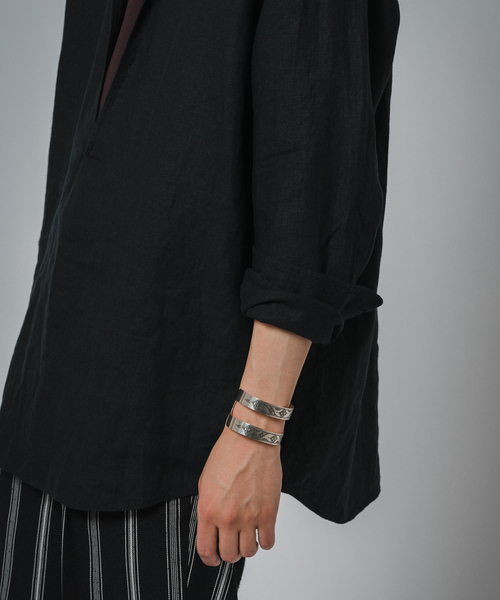 EDIFICE（エディフィス）の「リネン スキッパーシャツ（シャツ/ブラウス・メンズ・ブルー系その他/ホワイト/ブラウン/ブラック・MEDIUM/LARGE）」の16枚目の写真