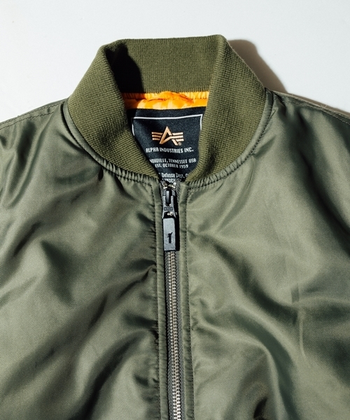 SHIPS KIDS（シップスキッズ）の「ALPHA:KIDS MA-1◆（ブルゾン・キッズ・オリーブ/ネイビー・110/120/100/130/140）」の11枚目の写真