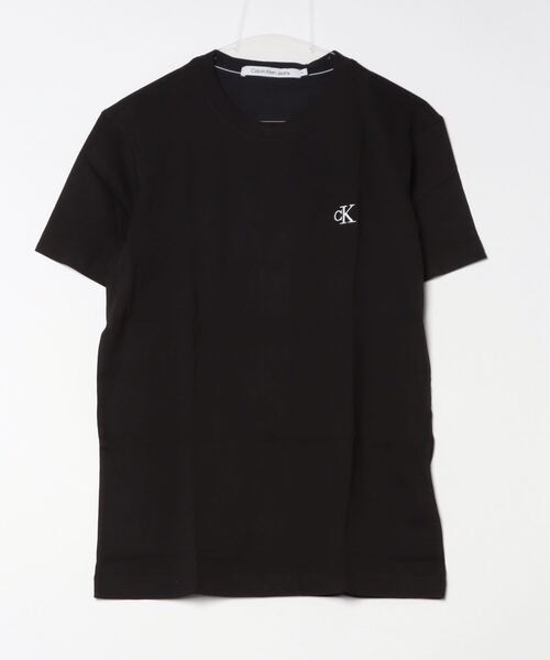 Calvin Klein(カルバン・クライン)の「Calvin Klein Jeans/ カルバンクラインジーンズ CK ESSENTIAL SLIM TEE CKロゴ クルーネック コットンTシャツ(Tシャツ/カットソー・メンズ・ブラック/ホワイト・M/L/XL)」の10枚目の写真