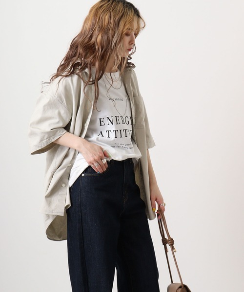 JEMORGAN（ジェーイーモーガン）の「JEMORGAN オックスフォード半袖ＢＤシャツ（シャツ/ブラウス・メンズ・ホワイト/サックスブルー/ベージュ・M/L）」の2枚目の写真