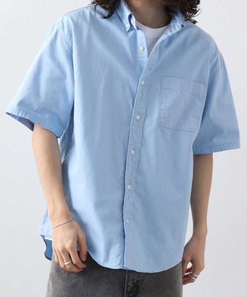 JEMORGAN（ジェーイーモーガン）の「JEMORGAN オックスフォード半袖ＢＤシャツ（シャツ/ブラウス・メンズ・ホワイト/サックスブルー/ベージュ・M/L）」の14枚目の写真