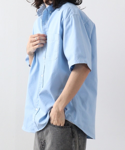 JEMORGAN（ジェーイーモーガン）の「JEMORGAN オックスフォード半袖ＢＤシャツ（シャツ/ブラウス・メンズ・ホワイト/サックスブルー/ベージュ・M/L）」の15枚目の写真