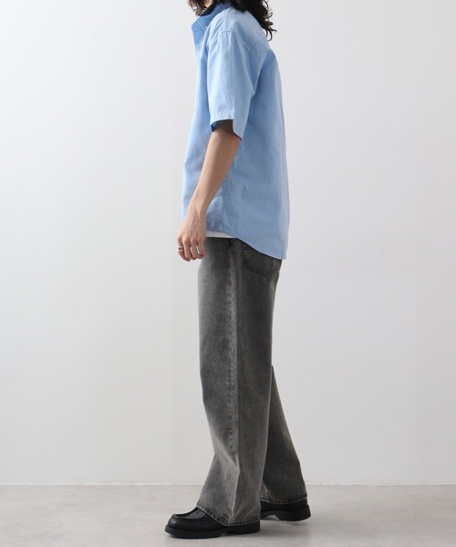 JEMORGAN（ジェーイーモーガン）の「JEMORGAN オックスフォード半袖ＢＤシャツ（シャツ/ブラウス・メンズ・ホワイト/サックスブルー/ベージュ・M/L）」の17枚目の写真