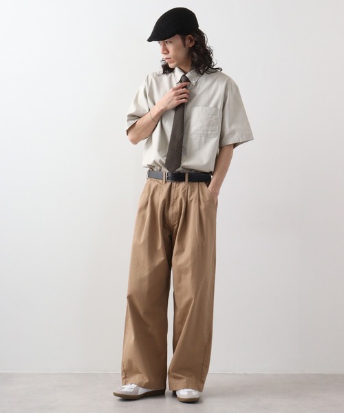 JEMORGAN（ジェーイーモーガン）の「JEMORGAN オックスフォード半袖ＢＤシャツ（シャツ/ブラウス・メンズ・ホワイト/サックスブルー/ベージュ・M/L）」の11枚目の写真