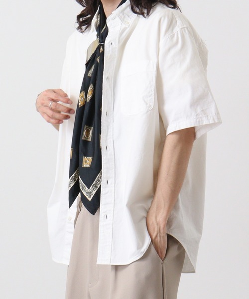 JEMORGAN（ジェーイーモーガン）の「JEMORGAN オックスフォード半袖ＢＤシャツ（シャツ/ブラウス・メンズ・ホワイト/サックスブルー/ベージュ・M/L）」の5枚目の写真