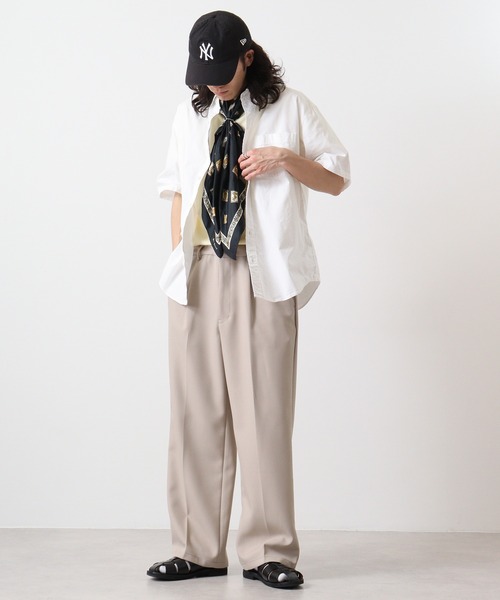 JEMORGAN（ジェーイーモーガン）の「JEMORGAN オックスフォード半袖ＢＤシャツ（シャツ/ブラウス・メンズ・ホワイト/サックスブルー/ベージュ・M/L）」の6枚目の写真