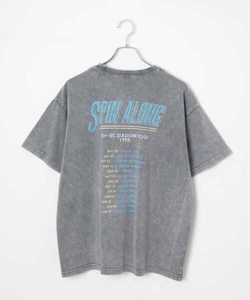ヴィンテージ グラフィック Tシャツ ロングTシャツ ダメージ ウォッシュ 10日以内お届け】 ウォッシュドヴィンテージビッグTシャツ L1119