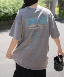 WEGO/ヴィンテージウォッシュグラフィックTシャツ