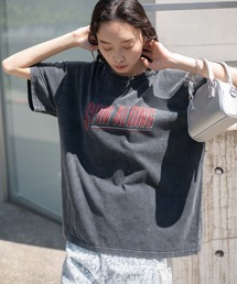 WEGO/【24年春夏新作】ヴィンテージウォッシュグラフィックTシャツ