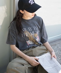 WEGO | WEGO/【24年春夏新作】ヴィンテージウォッシュグラフィックTシャツ(Tシャツ/カットソー)