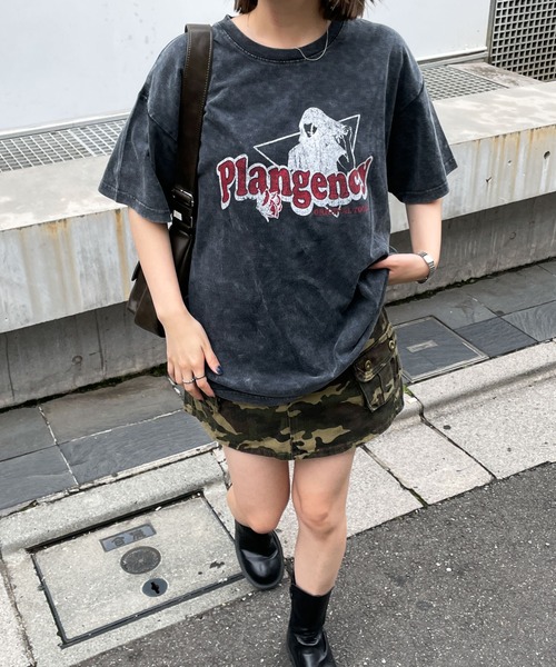 セール】WEGO/ヴィンテージウォッシュグラフィックTシャツ（T