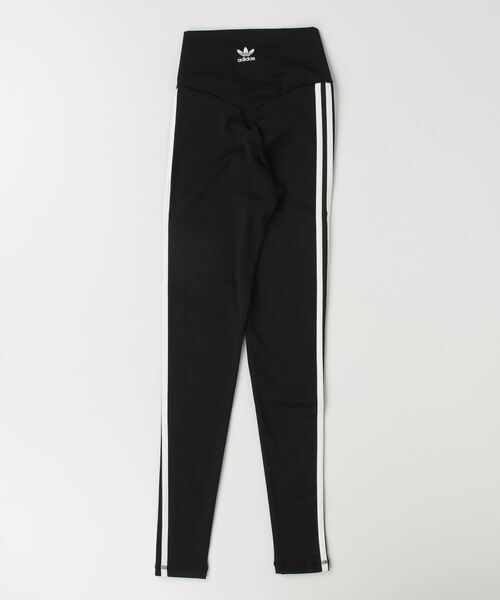adidas Originals(アディダスオリジナルス)の「adidas Originals/アディダスオリジナルス アディカラー クラシックス スリーストライプ Vウエストバンド レギンス(レギンス/スパッツ・レディース・ブラック・M/S/L/XL)」の2枚目の写真