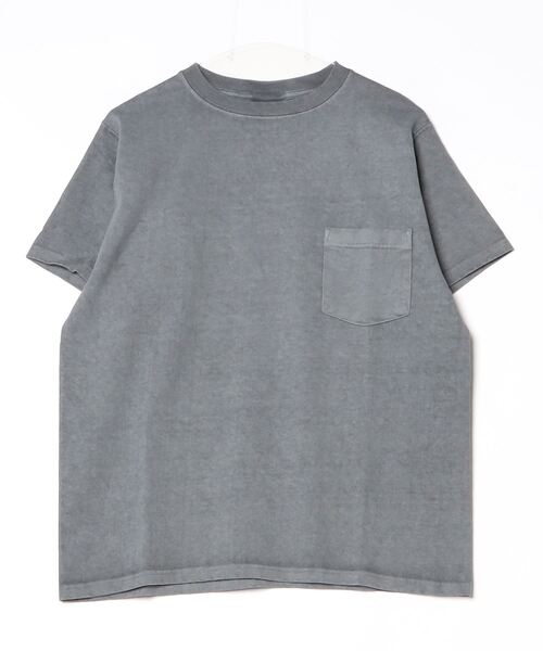 Goodwear(Since1983)(グッドウェア)の「S/S POCKET TEE PIGMENT DYE / ショートスリーブ ポケット ティー ピグメントダイ(Tシャツ/カットソー・メンズ・ブラウン/ベージュ/ネイビー/ワイン/ブラック/ピンク/パープル/グリーン系その他/グレー/オレンジ・LARGE/X-LARGE/MEDIUM)」の3枚目の写真