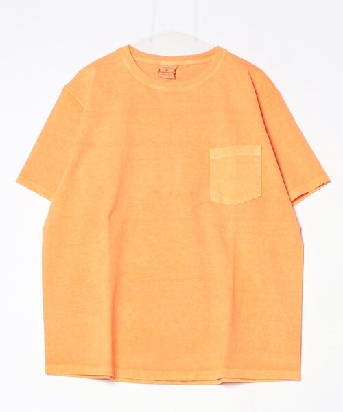 Goodwear(Since1983)(グッドウェア)の「S/S POCKET TEE PIGMENT DYE / ショートスリーブ ポケット ティー ピグメントダイ(Tシャツ/カットソー・メンズ・ブラウン/ベージュ/ネイビー/ワイン/ブラック/ピンク/パープル/グリーン系その他/グレー/オレンジ・LARGE/X-LARGE/MEDIUM)」の10枚目の写真