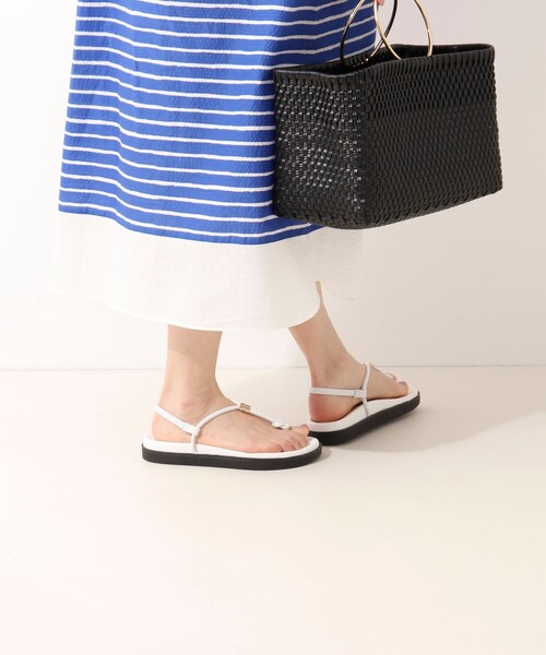 REMME（レメ）の「【REMME/レメ】トングサンダル（サンダル・レディース・ブラック/ホワイト・37/36/38）」の12枚目の写真