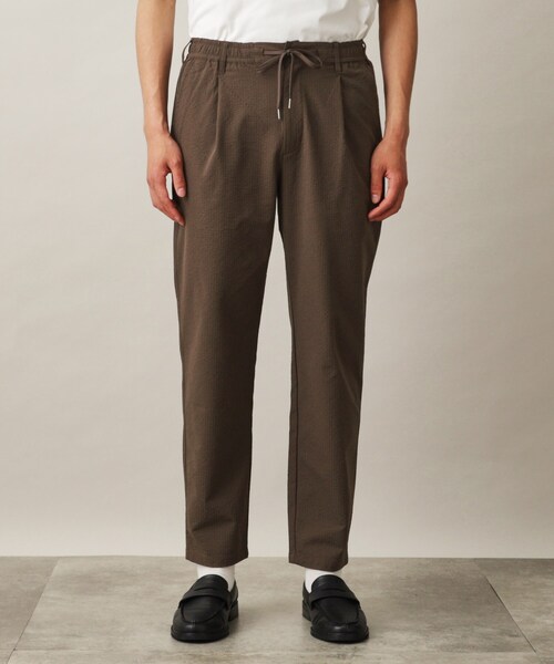 THE SHOP TK （ザ ショップ ティーケー ）の「◆【吸水速乾/セットアップ可】シアサッカーメッシュイージーパンツ（その他パンツ・メンズ・オリーブ/ダークブラウン/ネイビー・01/02/03/04）」の9枚目の写真