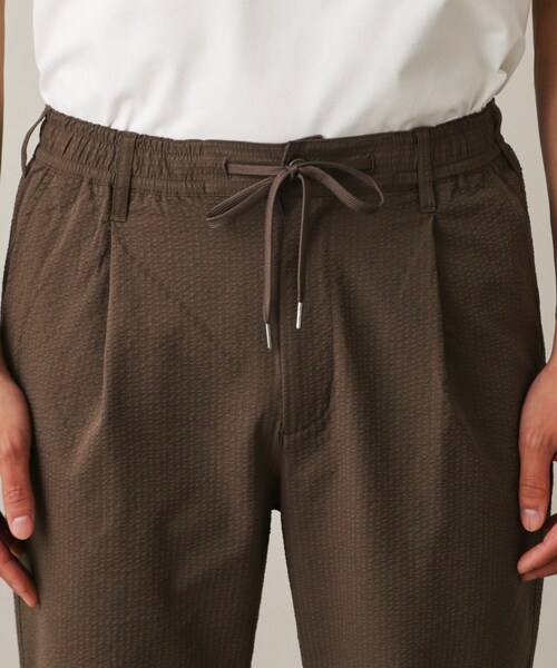 THE SHOP TK （ザ ショップ ティーケー ）の「◆【吸水速乾/セットアップ可】シアサッカーメッシュイージーパンツ（その他パンツ・メンズ・オリーブ/ダークブラウン/ネイビー・01/02/03/04）」の12枚目の写真