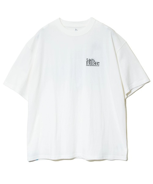 go slow caravan(ゴースローキャラバン)の「546% FRESH! LOGO BIG TEE(Tシャツ/カットソー・メンズ・ブラック/ホワイト・X-LARGE/LARGE/MEDIUM)」の11枚目の写真