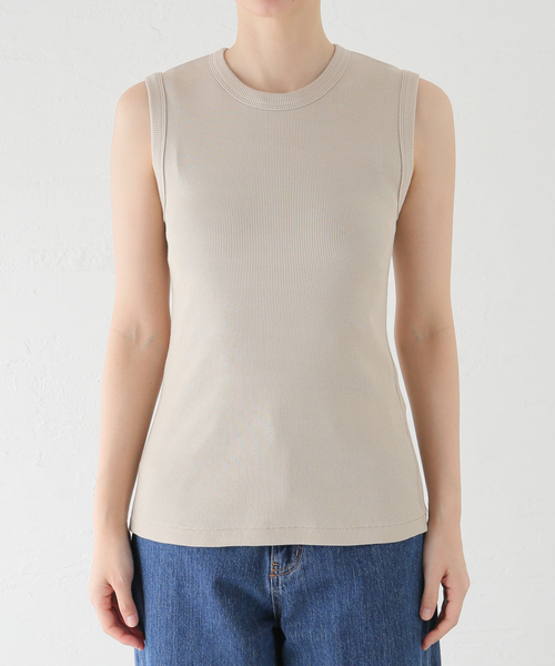 Deuxieme Classe dignity sleeveless ブラウンC Deuxieme Classe tシャツ *追加 dignity sleeveless レディース
