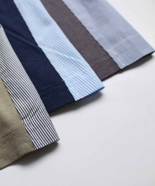 MB mint breeze（エムビーミントブリーズ）の「【LL～6L 大きいサイズ】【WEB/一部店舗限定】異素材切替えAラインワンピース（ワンピース・レディース・カーキ/グレー/ネイビー・LL/3L/4L/5L/6L）」の19枚目の写真