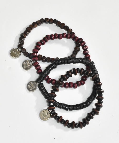 DOUBLE STEAL（ダブルスティール）の「エスニック ブレスレット（ブレスレット・メンズ・ブラック/ブラウン系/ブラウン/バーガンディー・FREE）」の7枚目の写真