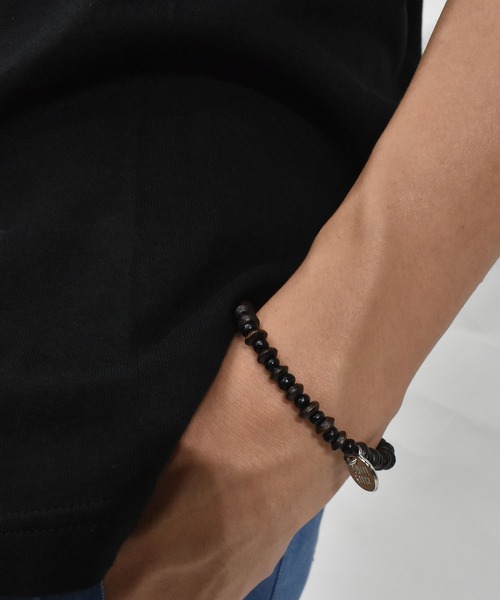 DOUBLE STEAL（ダブルスティール）の「エスニック ブレスレット（ブレスレット・メンズ・ブラック/ブラウン系/ブラウン/バーガンディー・FREE）」の9枚目の写真