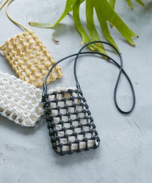 VIS | 巾着付きメッシュミニショルダーバッグ(ショルダーバッグ)