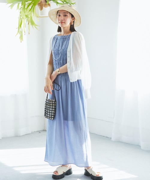 VIS（ビス）の「巾着付きメッシュミニショルダーバッグ（ショルダーバッグ・レディース・ブラック/グリーン/ホワイト系その他2/イエロー系その他2・FREE）」の14枚目の写真