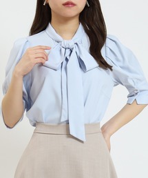 とろみボウタイブラウス