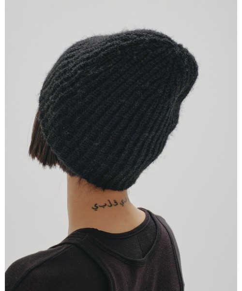 TODAYFUL（トゥデイフル）の「Volume Knit Beanie（ベルト・レディース・ブラック/ナチュラル/ブラウン・FREE）」の5枚目の写真