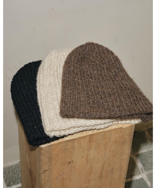 TODAYFUL（トゥデイフル）の「Volume Knit Beanie（ベルト・レディース・ブラック/ナチュラル/ブラウン・FREE）」の6枚目の写真