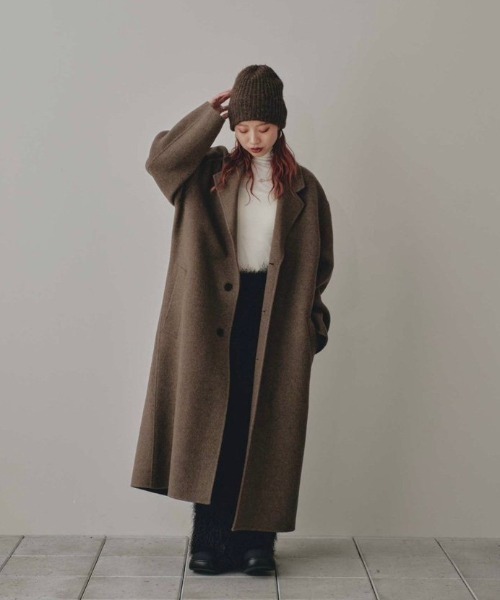 TODAYFUL（トゥデイフル）の「Volume Knit Beanie（ベルト・レディース・ブラック/ナチュラル/ブラウン・FREE）」の17枚目の写真