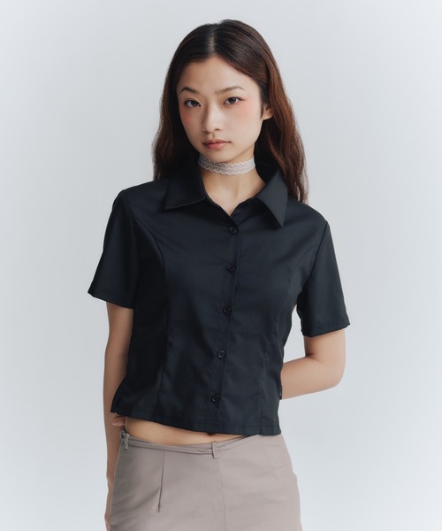 FCMM(エフシーエムエム)の「STITCH SHIRT/ステッチシャツ(シャツ/ブラウス・レディース・ブラック/ライトブルー/ホワイト・MEDIUM/SMALL)」の3枚目の写真