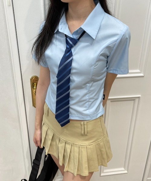 FCMM(エフシーエムエム)の「STITCH SHIRT/ステッチシャツ(シャツ/ブラウス・レディース・ブラック/ライトブルー/ホワイト・MEDIUM/SMALL)」の14枚目の写真