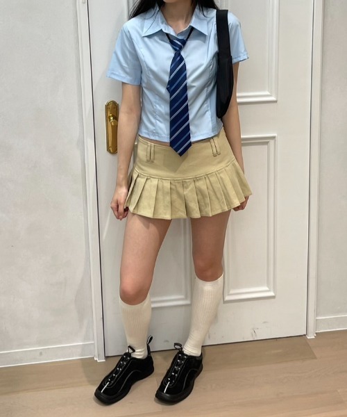 FCMM(エフシーエムエム)の「STITCH SHIRT/ステッチシャツ(シャツ/ブラウス・レディース・ブラック/ライトブルー/ホワイト・MEDIUM/SMALL)」の15枚目の写真